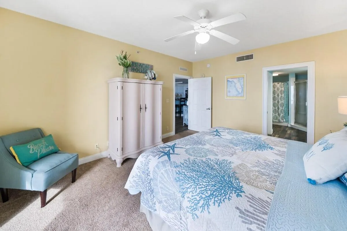 Calypso 209E 2Nd Floor Corner Unit 2 Bedroom Direct Beach Front Panama City Beach Apartment