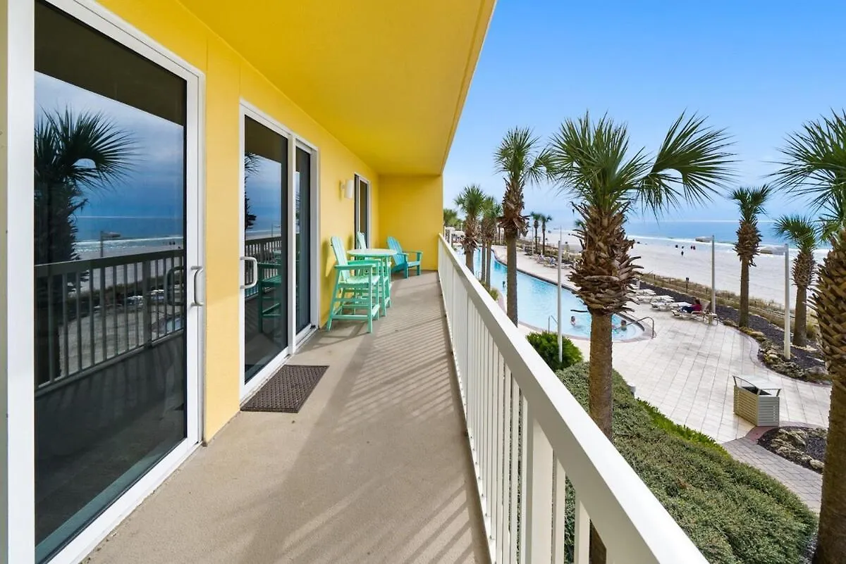 Calypso 209E 2Nd Floor Corner Unit 2 Bedroom Direct Beach Front Panama City Beach Apartment